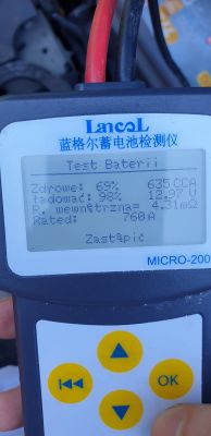 Czy akumulator Centra Futura jest sprawny po 2 latach i 30kkm?