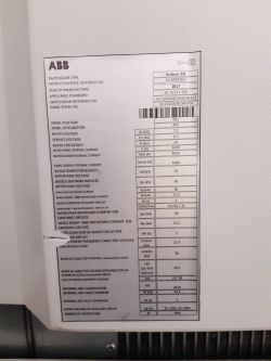 [Sprzedam] Rozdzielnica ABB KE-66 BBA 6,3 kV, Schemat, Zdjęcia, Tablice Znamionowe, 180 000€