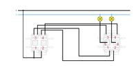 Schneider Sedna - Schneider double staircase - 2 light sources Schneider Sedna - Schneider double staircase - 2 light sources