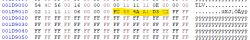 Hexadecimal Data Screenshot showing hex data.