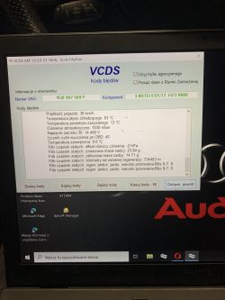 Dlaczego nie mogę uzyskać dostępu do VCDS? Problem z DPF w Audi A6 C7 3.0.