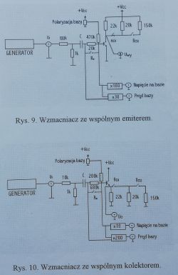 Pytania o wzmacniacz tranzystorowy Pytania o wzmacniacz tranzystorowy