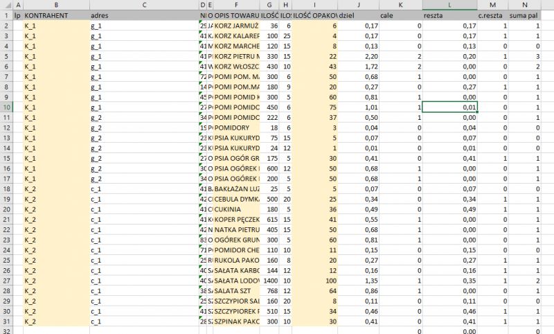 [VBA Excel] Pętla w pętli / wyszukiwanie kilku zmiennych