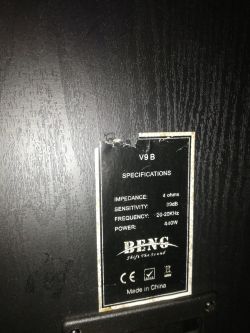Jak wymienić Fake Woofer w kolumnie? Sprzęt: Beng V9B.