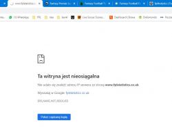 Chrome - nie otwiera stron