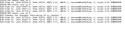 Screenshot of console with diagnostic data for BK7231T and DHT11.
