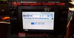 Volkswagen Radio Navigation System VWZ1Z7 3B0 035 191 A