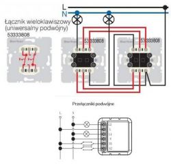 Wiring Diagram for Staircase Switches with SWTZ22 Relay