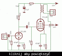 Wzmacniacz na PCL86: Nagrzewanie lampy, moc wyjściowa i zniekształcenia dźwięku