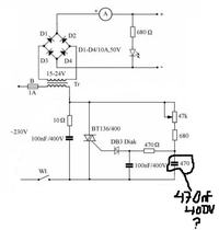 Regulacja prądu w prostowniku