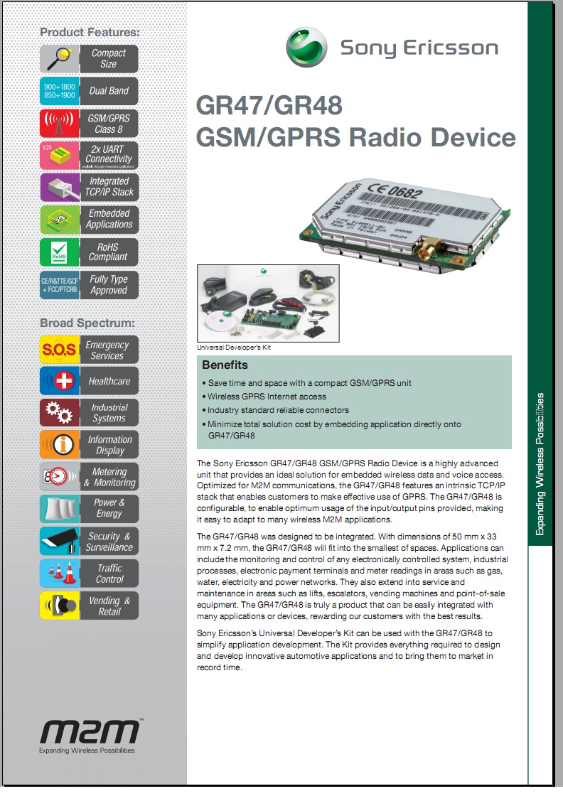 Terminale GSM/GPRS Programmabile Sony Ericsson GT48 – Nuovo