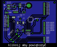[ATmega8] tqfp32 smd płytka prototypowa