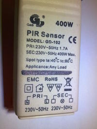 Uszkodzony sensor PIR - pomoc w identyfikacji elementów