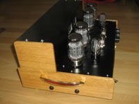 Wzmacniacz lampowy stereo na KT88. Wzmacniacz lampowy stereo na KT88.