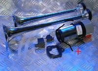 Montaż nowoczesnego klaksonu, fanfara TIR