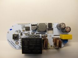MOES Smart Plug Circuit Board Circuit board of MOES smart plug with electronic components.
