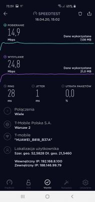 Wybór operatora LTE: T-mobile vs Orange, testy z Huawei B818