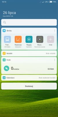 Redmi Note 11 - panel informacyjny i dioda powadomień