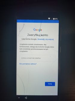 Homtom S8 - Blokada konta google Homtom S8 - Blokada konta google