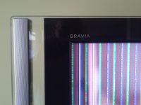 LCD TV Sony Bravia KDL-46X4500AEP - vertical stripes on the screen