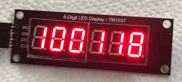 Wyświetlacze 7-segmentowe na TM1637 - 4 i 6 cyfr - Arduino, protokół