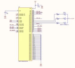 Corrections to ESP32 WROOM 32D pinout: RTC 21, 22, Battery, TFT Touch