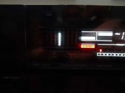 Kenwood KT-1100SD - problem z wyświetlaniem widma sygnału