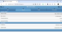 ML01 Series Module Administration Interface Screenshot of the ML01 series module administration interface at 192.168.4.1.