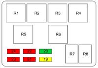 Schemat Bezpieczników Daewoo Espero.