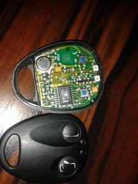 Opel Omega B Vectra B - Wymiana Switch, mikrowłącznika w pilocie c. zamka