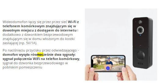 WiFi wireless video intercom - test, app and interior WiFi wireless video intercom - test, app and interior