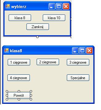 Visual C++ 2010 programowanie przycisków do wywołania nowych okienek