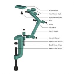 Modularna trzecia ręka, statyw, uchwyt na telefon z Thingiverse - ulepszenia Modularna trzecia ręka, statyw, uchwyt na telefon z Thingiverse - ulepszenia