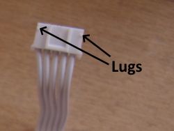 Plug with wires and labels Plug with wires and Lugs labels