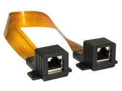 Leading the twisted pair outside the building [window adapter? ]