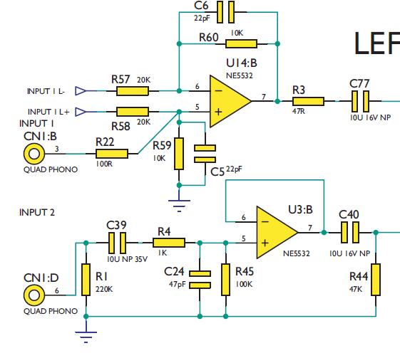 Ne5534 схема предусилителя