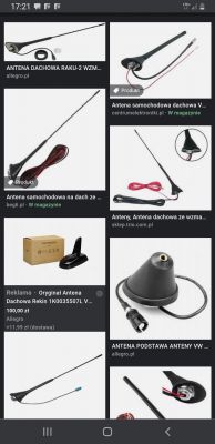 VW T5: Wybór anteny z wzmacniaczem pod radio FM i źródło zasilania +12V