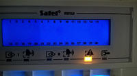 Satel Versa, alarm spowodowany brakiem expandera- LCD