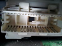 Rozpiska pinów białego złącza licznika Opel Zafira A 2.0 DTI 2003