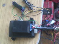 Schemat podłączenia alarmu ELV55AAL737R z centralnym zamkiem elektrycznym