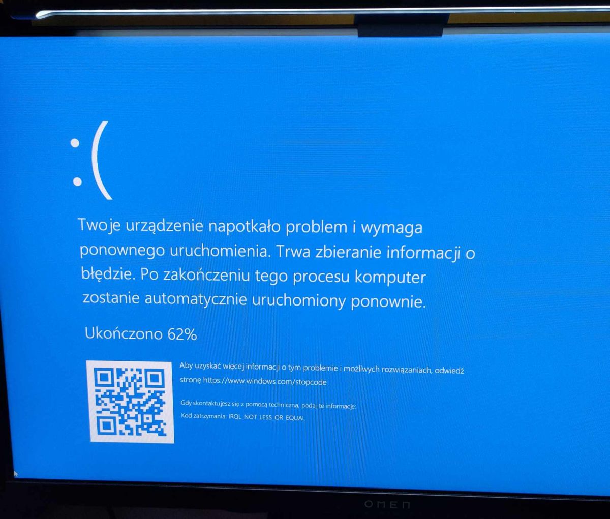 [Rozwiązano] Komputer napotyka problem i ponownie się uruchamia po ...