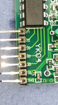 Podłączenie zamiennika pilota do maszyny KAM atmosphere KSM DMX 2000 - wymiana anteny KL320A