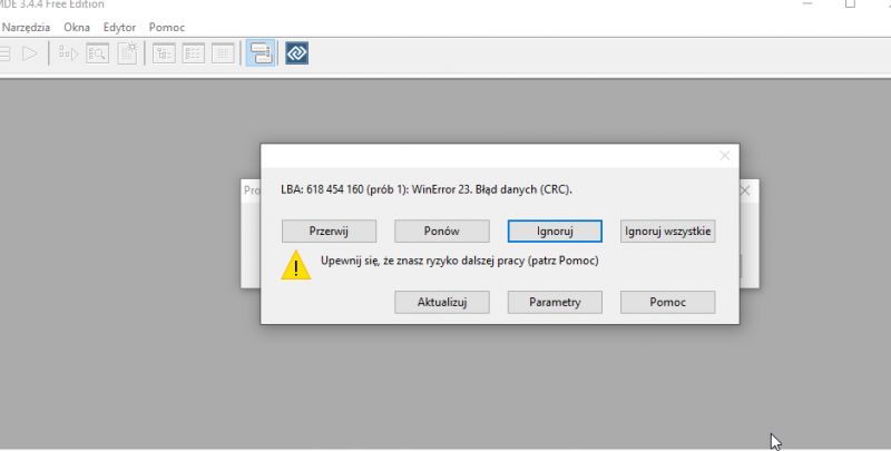 Jak przenieść dane na SSD z niewykrywanego HDD HGST HTS725050A7E630?