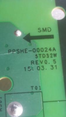 Samsung NZ64H57479K - wahania napięć 5V i 12V w module DA92-00530A uszkodzony rezystor RP2