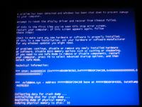 Komputer padł, bluescreen z błędem sterownika ekranu! Komputer padł, bluescreen z błędem sterownika ekranu!