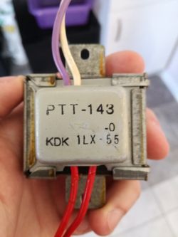 Szukam specyfikacji transformatora PTT-143 do gramofonu Pioneer PL-200