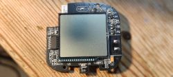 Board with LCD Display and SMD Components Electronic board with LCD display and SMD components.