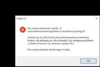 RegSvr32 - Błąd ładowania modułu po usunięciu złośliwego oprogramowania