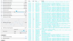 ESPHome panel with sensor data and system logs for Mill WC Marcin heater
