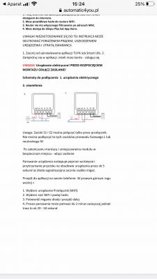 [BK7231N/CBU] Moduł przekaźnika do puszki - AP-SMT-Breaker02-1CH